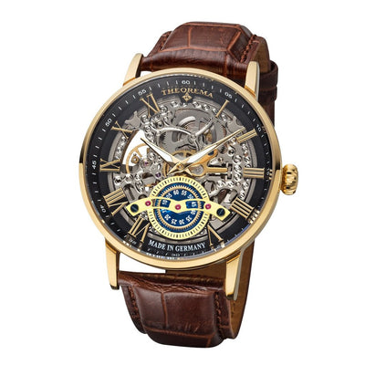 TUFINA GERMANY OSLO THEOREMA GOLD | BROWN Watch