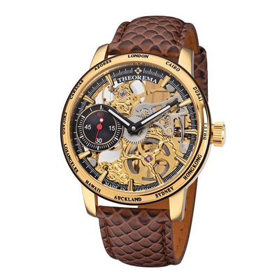 TUFINA GERMANY TORONTO THEOREMA GOLD | BROWN Watch