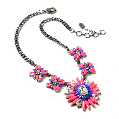 AMRITA NEW YORK Princess Joan Necklace Blue/Pink