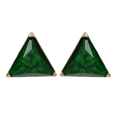 AMRITA NEW YORK Bermuda Stud Earring Evergreen