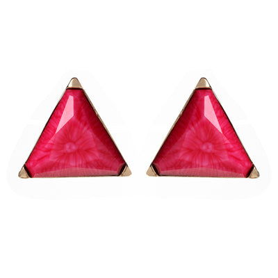 AMRITA NEW YORK Bermuda Stud Earring Fuschia