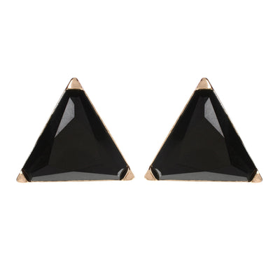AMRITA NEW YORK Bermuda Stud Earring Jet Black