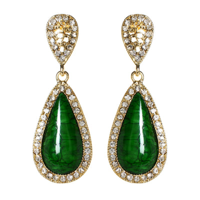 AMRITA NEW YORK Amrita Classic Teardrops Evergreen