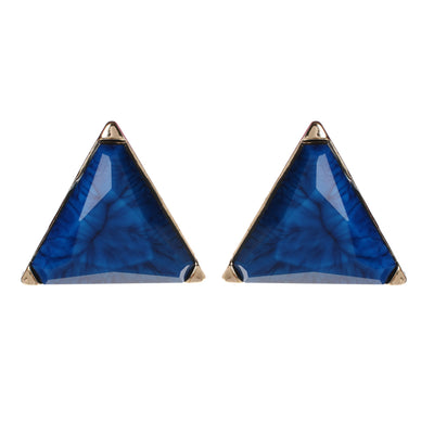 AMRITA NEW YORK Bermuda Stud Earring Blue Lapis