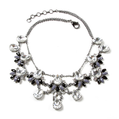 AMRITA NEW YORK Queenly Necklace Black/Grey