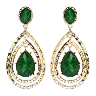 AMRITA NEW YORK Catriona Earring Evergreen