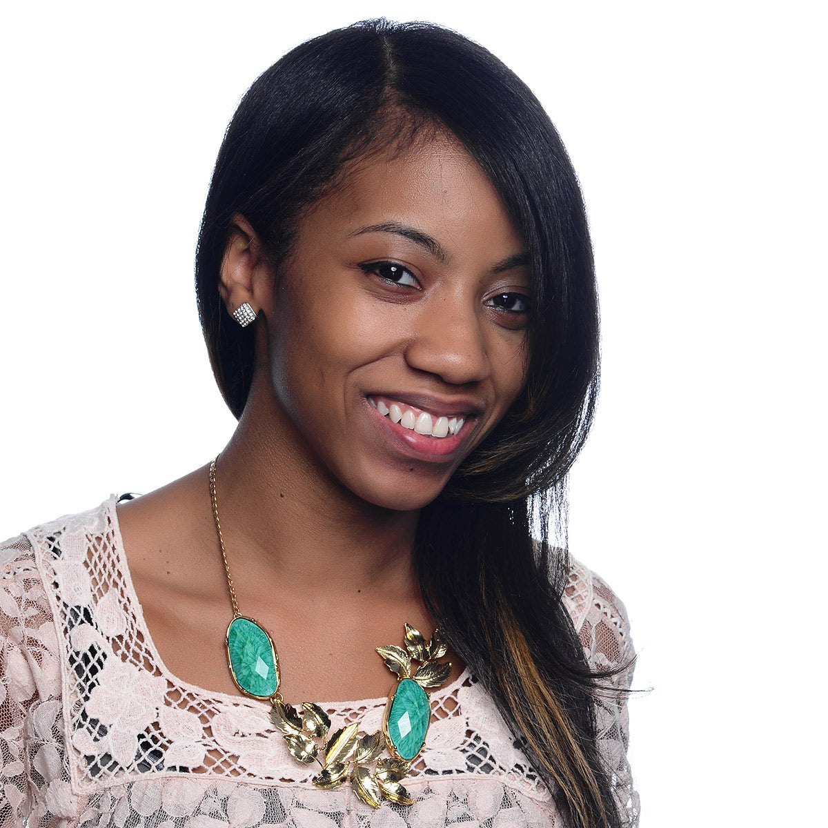 AMRITA NEW YORK Lindian Necklace Turquoise