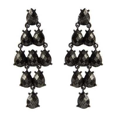 AMRITA NEW YORK Black Casey Earrings