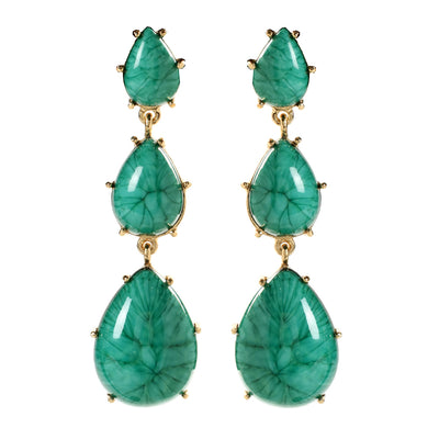 AMRITA NEW YORK Classic Teardrop Earring Turquoise