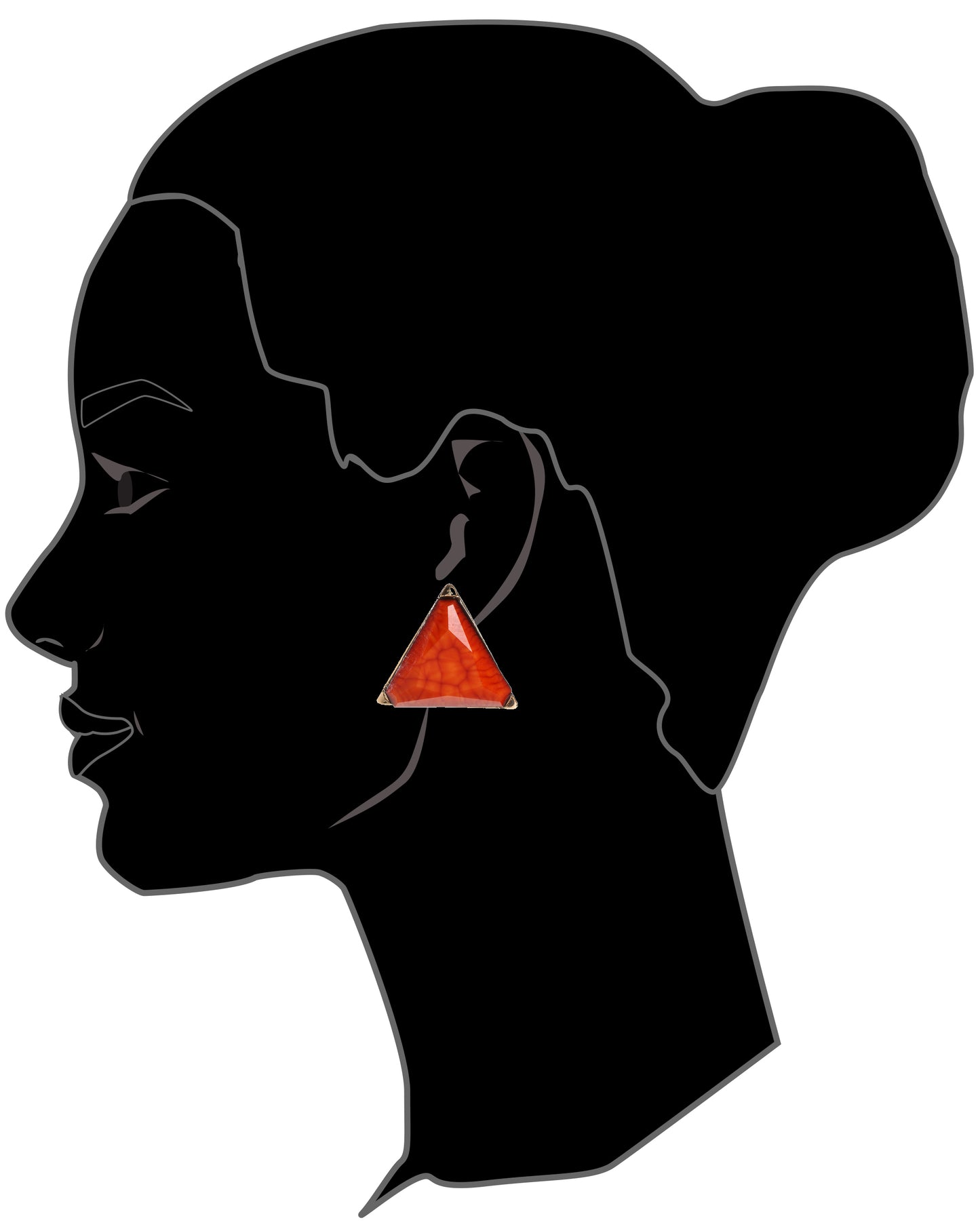 AMRITA NEW YORK Bermuda Stud Earring Blue Lapis