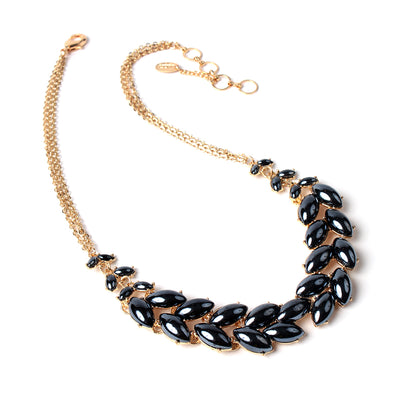 AMRITA NEW YORK Brenda Necklace Gunmetal