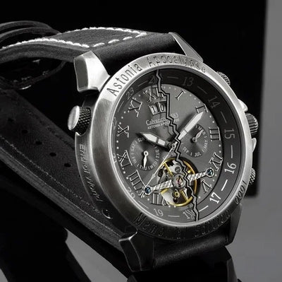 CALVANEO 1583 Astonia Apocalypse Silver Memorial Edition Watch