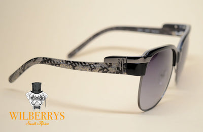 GUESS by MARCIANO Women's Textured Wayfarer Sunglasses