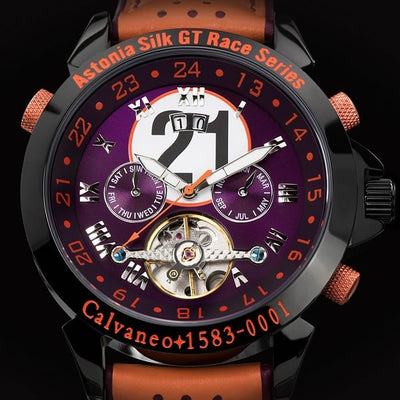 CALVANEO 1583 Men's Astonia Race Silk Edition Automatic Watch Watch