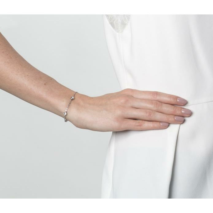 BRITISH JEWELLERS Dewdrop Bracelet, Made with Crystals from Swarovski