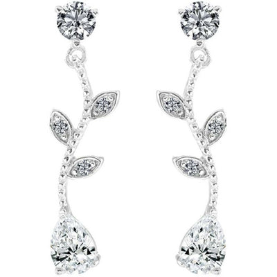 BRITISH JEWELLERS Cascade Earrings, Made with Swarovski Elements®