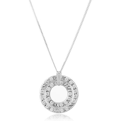 BRITISH JEWELLERS Halo Pendant, Embellished with Crystals from Swarovski®