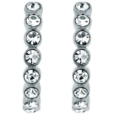 BRITISH JEWELLERS Indo Hoop Earring, Embellished with Crystals from Swarovski®