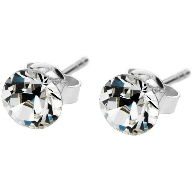 BRITISH JEWELLERS Grace Solo Set with Tiffany Bracelet, Made with Swarovski Elements