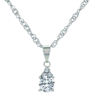 BRITISH JEWELLERS Trinity Pendant, Embellished with Crystals from Swarovski®