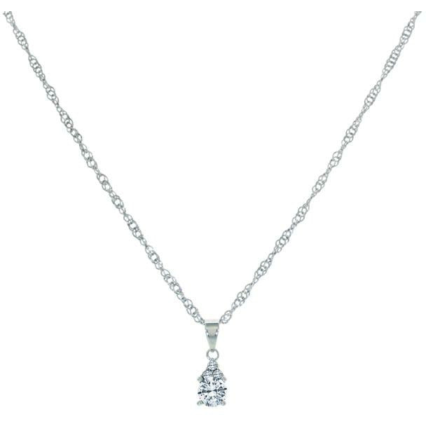 BRITISH JEWELLERS Trinity Pendant, Embellished with Crystals from Swarovski®