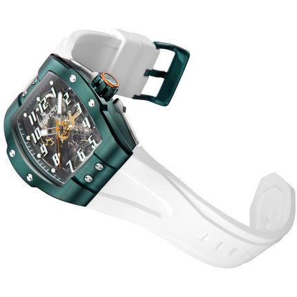 INVICTA Men's JM JUAN MANUEL CORREA Limited Edition Automatic Skeleton Green/White Watch