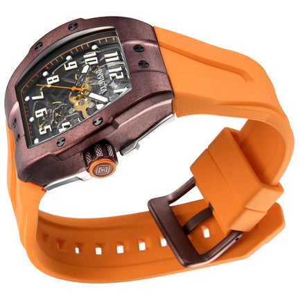 INVICTA Men's JM JUAN MANUEL CORREA Limited Edition Automatic Skeleton Brown/Orange Watch