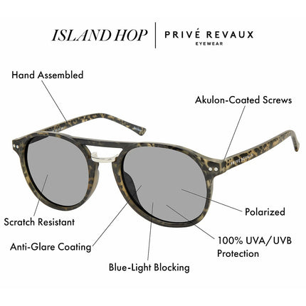 PRIVE REVAUX ISLAND HOP / Crystal Sunglasses