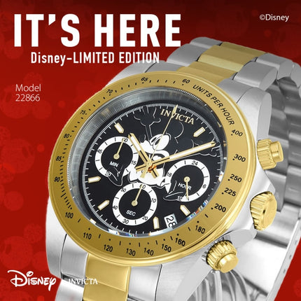 INVICTA Men's Disney Mickey Speedway Ltd. Edition Watch