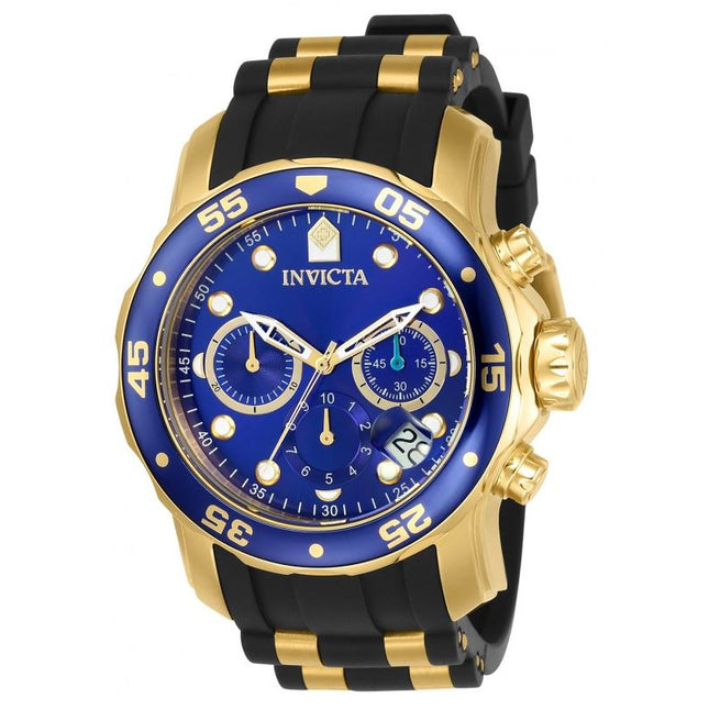 INVICTA Men's Pro Diver Colossus Chronograph 48mm Gold / Blue Watch