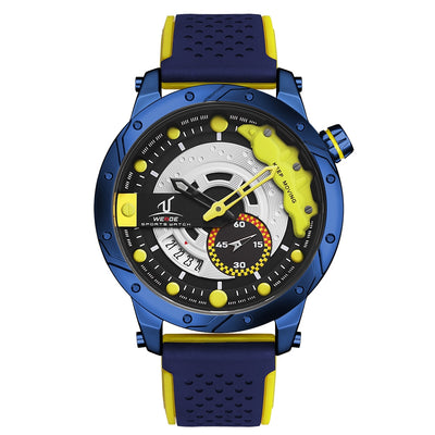 WEIDE Brake Silicone Ionized Blue Street Racer Watch
