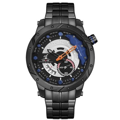 WEIDE Brake Steel Black/Navy Watch