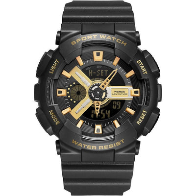 WEIDE Bullseye Black/Gold Watch