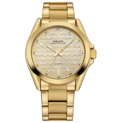 WEIDE Classic Quartz 40mm Gold Edition Syrup Watch