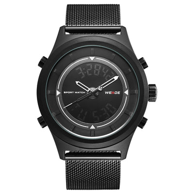 WEIDE Classic Mila Dual Time Black Watch