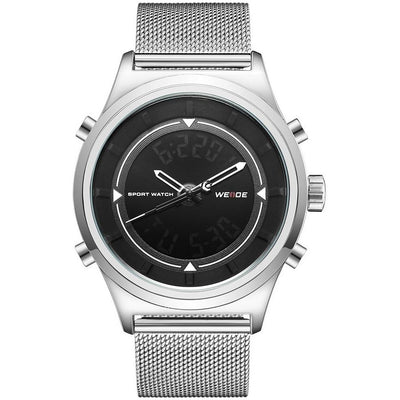 WEIDE Classic Mila Dual Time Silver/Black Watch