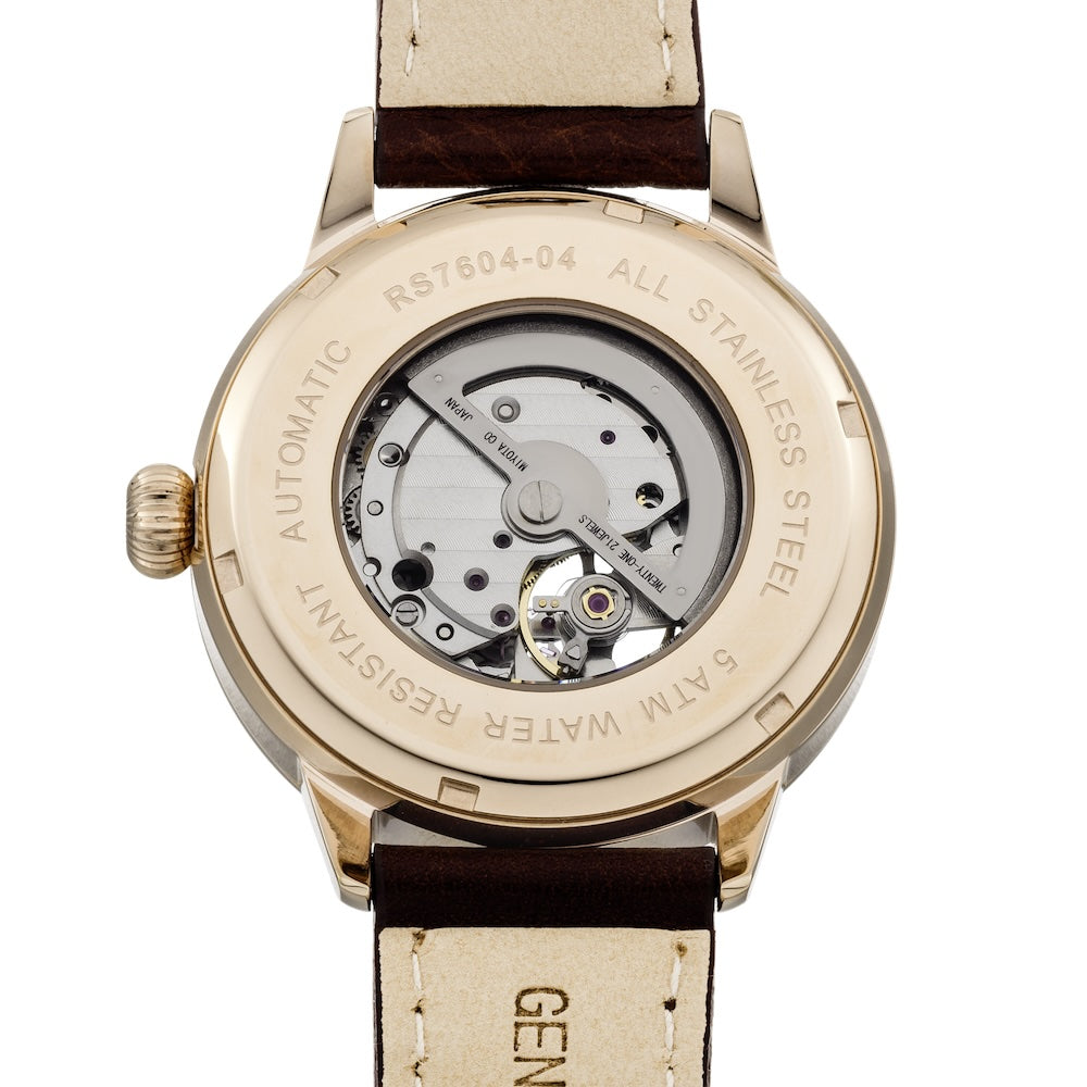 RIEDENSCHILD PRECISION INSRUMENTS GERMANY Automatic Reich II Power Reserve Watch Rose Gold image 2