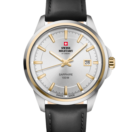 Swiss Military SM34104.11 – Classic Steel Watch for Men image 0