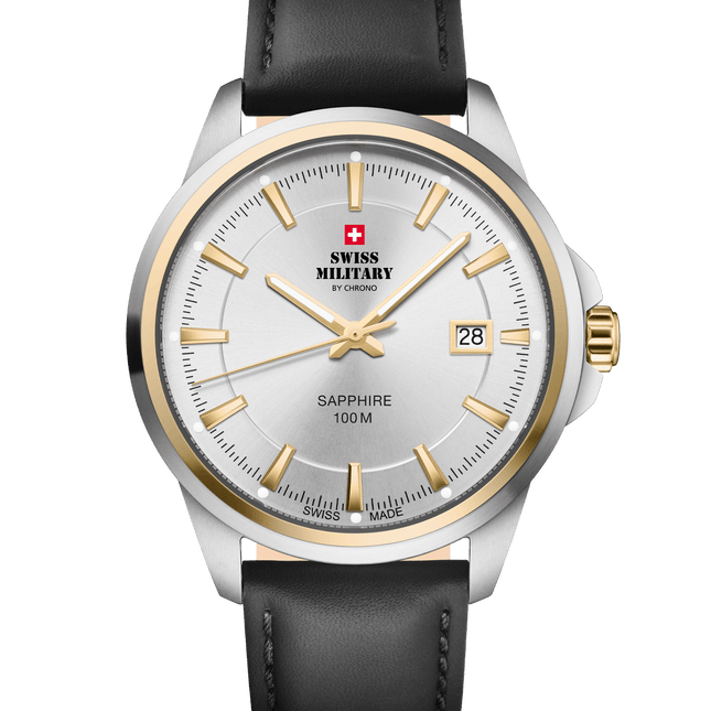 Swiss Military SM34104.11 – Classic Steel Watch for Men image 0