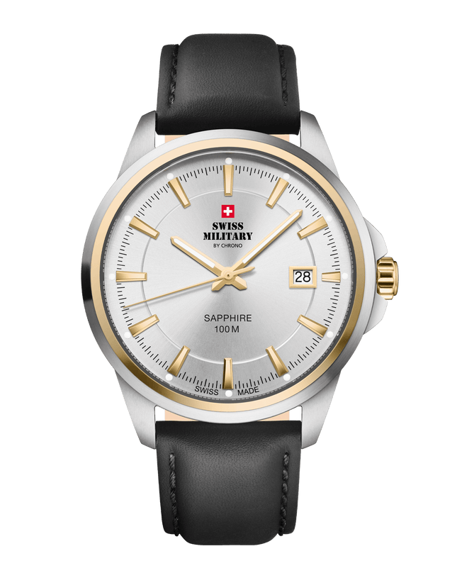Swiss Military SM34104.11 – Classic Steel Watch for Men image 0