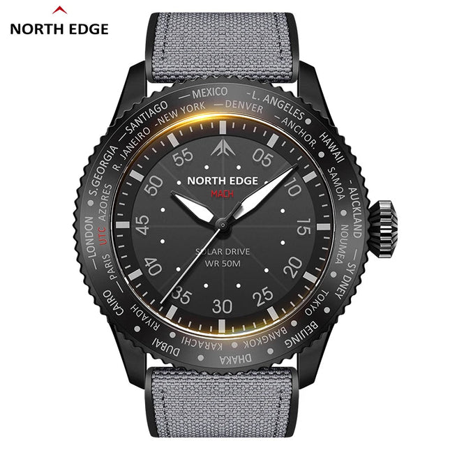 NORTH EDGE Tactical MACH Solar Drive Watch