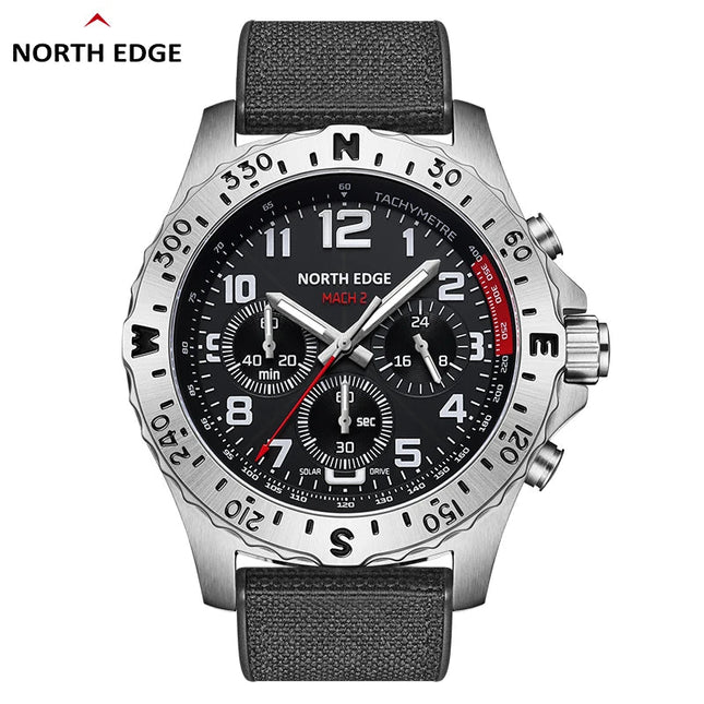 NORTH EDGE Tactical MACH 2 Solar Drive Watch