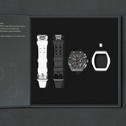 TSAR BOMBA Interchangeable Calendar Watch TB8214 Twin Set