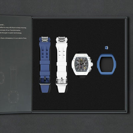 TSAR BOMBA Interchangeable Calendar Watch TB8214 Twin Set
