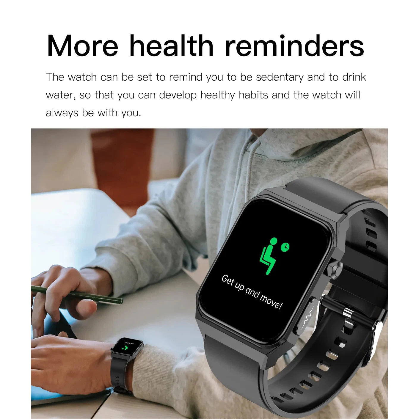 NORTH EDGE Health Plus Glucose Heart Smart Watch