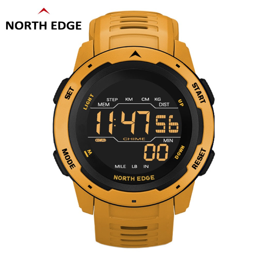 NORTH EDGE Tactical Mars Watch Yellow