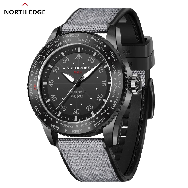 NORTH EDGE Tactical MACH Solar Drive Watch