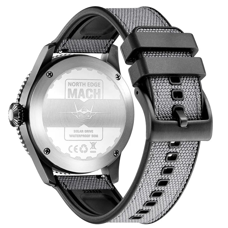 NORTH EDGE Tactical MACH Solar Drive Watch