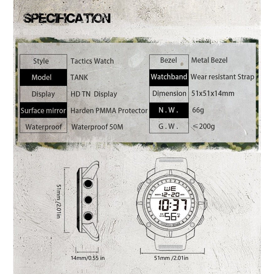 NORTH EDGE Tactical Tank Watch image 10