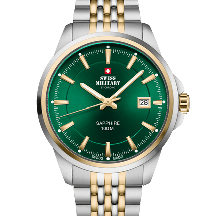 Swiss Military SM34104.06 – Classic Steel Watch for Men image 0